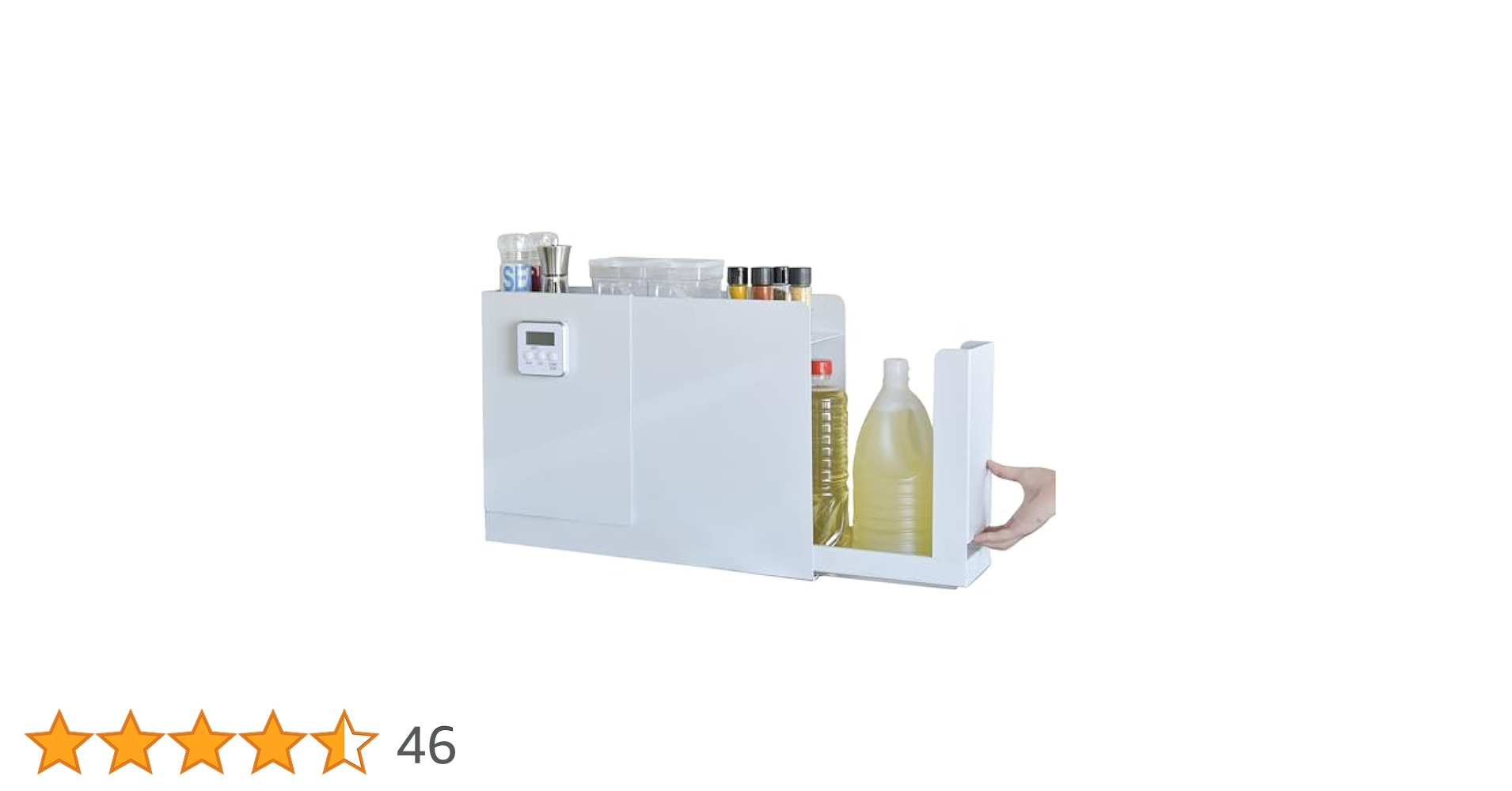隠せる調味料ラック　スライド小窓付き　【新品同様品】右タイプ 31+6-AJTyzL.jpg_BO30,255,255,